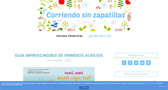 Desktop Screenshot of corriendosinzapatillas.com